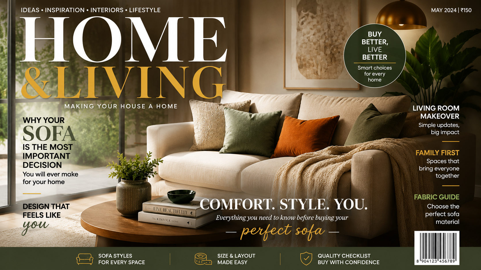 Why Your Sofa is the most important purchase decision, You will ever make for your home