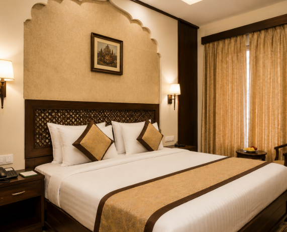The Royal Amber Heritage Luxury Master Suite with Warm Walnut Elegance gallery
