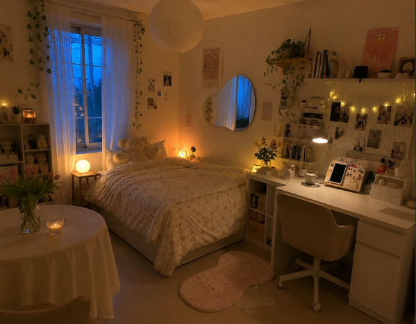 The DreamGlow Enchanted Cozy Children’s Bedroom Retreat