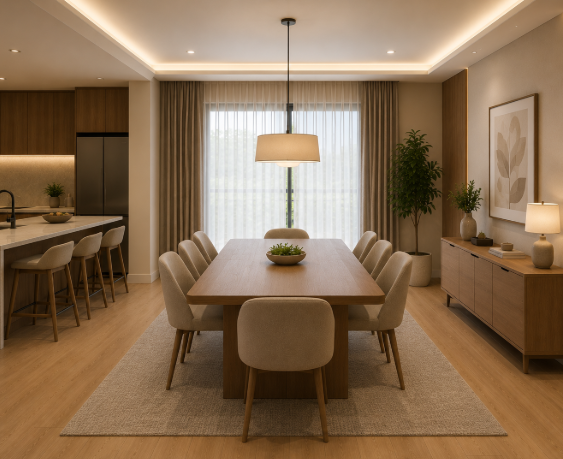 The Grand Nordic Serenity Contemporary Luxury 3BHK Residence gallery